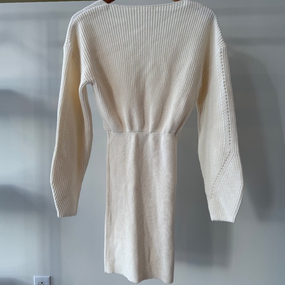 Tularosa Mia Surplice Mini Sweater Dress - Picture 5 of 5